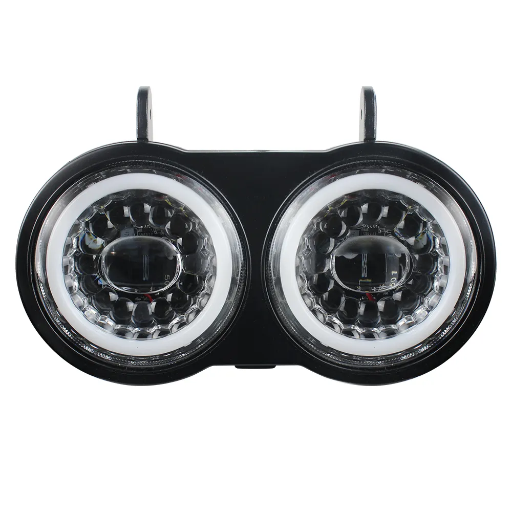 Factory Black 4.7 'Double Dual Front Lights Round Motorcycle HeadlightためBuell XB9S 2003-2010 Motorcycle