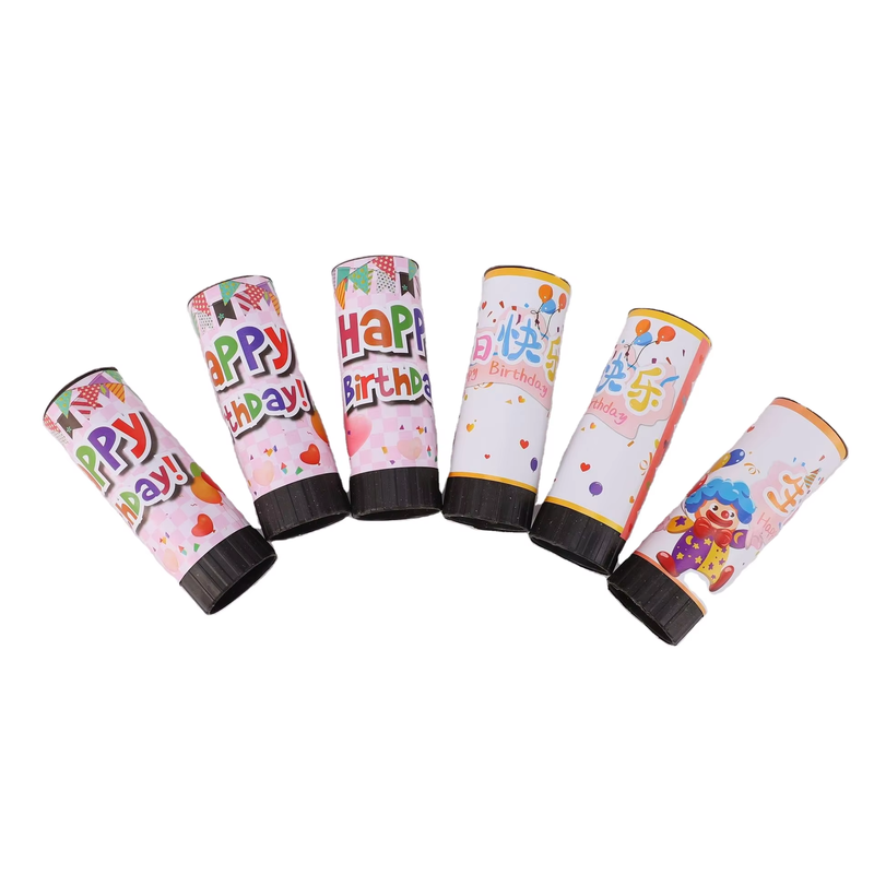 Birthday Fireworks Gun Automatic Inflatable Small