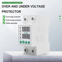 AVP-63 Monophasé AC 230V Rail DIN Protection numérique contre les surtensions Réglable Protection contre les surtensions/sous-tensions 1A-63A Réglable