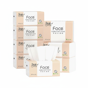 C & S carta velina per il viso confezione da 8 | Fazzoletti da tasca morbidi a 3 strati | Uso domestico e ufficio | Commercio all'ingrosso di OEM - Product Image 2