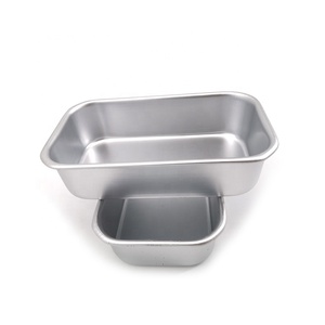 Rectangle Aluminum Metal Cake Baking Pan Brownie <strong>Cheesecake</strong> <strong>Sponge</strong> Cake Baking Tin Mold Cake Tools - Product Image 2