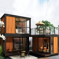 Fournisseur de maisons préfabriquées de luxe bon marché, maisons mobiles prêtes à assembler, villas, maisons en conteneurs en kit, maisons en kit à 2 ou 3 chambres