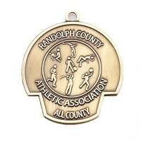 Médaille d'anniversaire personnalisée au meilleur prix, plaquée or, en alliage de zinc, émaillée, rayée, pour récompense de ligue de basketball d'équipe