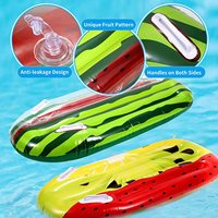 Planche de surf gonflable en PVC pour enfants, motif fruits, jouet d'été pour la plage, ski nautique, taille personnalisée 106x52cm