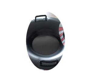 Waterhan FPF071 <span class=keywords><strong>Luge</strong></span> gonflable robuste pliable de 100 cm en cuir de canard noir, fabriquée au Guangdong pour adultes - Product Image 6