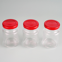 Bouteille scellée en gros de 100 ml, pot à fruits transparent, bouteille de sauce chili, bouteille en verre pour nid d'oiseau, récipient avec couvercle