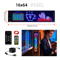 Pantalla LED a Todo Color, Cartel Digital Flexible, Personalizable, Programable, Plegable, Control Móvil para Exteriores, Letrero Enrollable con Mensajes, IP65
