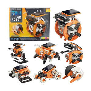 7 trong 1 montessori-lấy cảm hứng từ gốc năng lượng mặt trời Robot đồ chơi thiết lập sáng tạo Khoa Học & kỹ thuật học tập cho trẻ em Hộp bao bì - Product Image 1