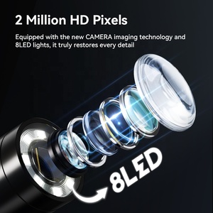 Dễ dàng hoạt động điện thoại & máy tính kết nối 6 mét ống kính 1m semirigid nội soi công nghiệp máy ảnh <span class=keywords><strong>borescope</strong></span> - Product Image 6