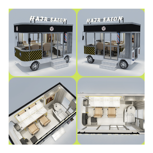 Nouveauté 2025 Vente d'Usine Meilleure Vente Salon de Coiffure et Barbier Électrique Mobile Camion Fourgon Remorque Boutique - Product Image 6