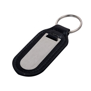 OEM thiết kế thép không gỉ kim loại <span class=keywords><strong>Key</strong></span> Ring da <span class=keywords><strong>Fob</strong></span> <span class=keywords><strong>Keyring</strong></span> - Product Image 2