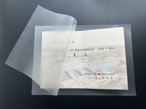 Meilleur fournisseur de film de stratification thermique PVC <span class=keywords><strong>A3</strong></span> A4 75MIC * 2 pochettes de stratification brillantes étanches à l'humidité et souples pour plastifieuse - Product Image 4