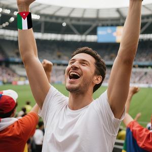 Divers pays de la Jordanie Bande de poignet en coton confortable <span class=keywords><strong>pour</strong></span> poignet Sports Gym et activités sportives - Product Image 4