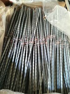 OUYA Porte et clôture de jardin Piquets décoratifs en acier forgé martelé en fer forgé - Product Image 4