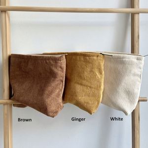 Bolsa de Maquillaje Grande de Pana Personalizada en Varios Colores con Cierre, Bolsa de Almacenamiento de Cosméticos de Moda para Mujer, Bolsas Organizadoras de Viaje - Product Image 4