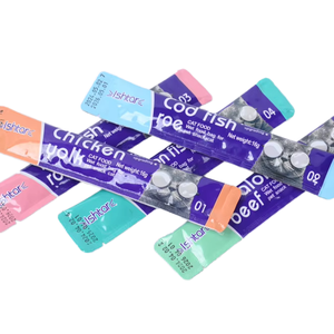 Directo de fábrica 16G <span class=keywords><strong>Cat</strong></span> Treats Varios sabores Wet Snack Liquid Strip Golosinas para gatos de alta calidad - Product Image 1