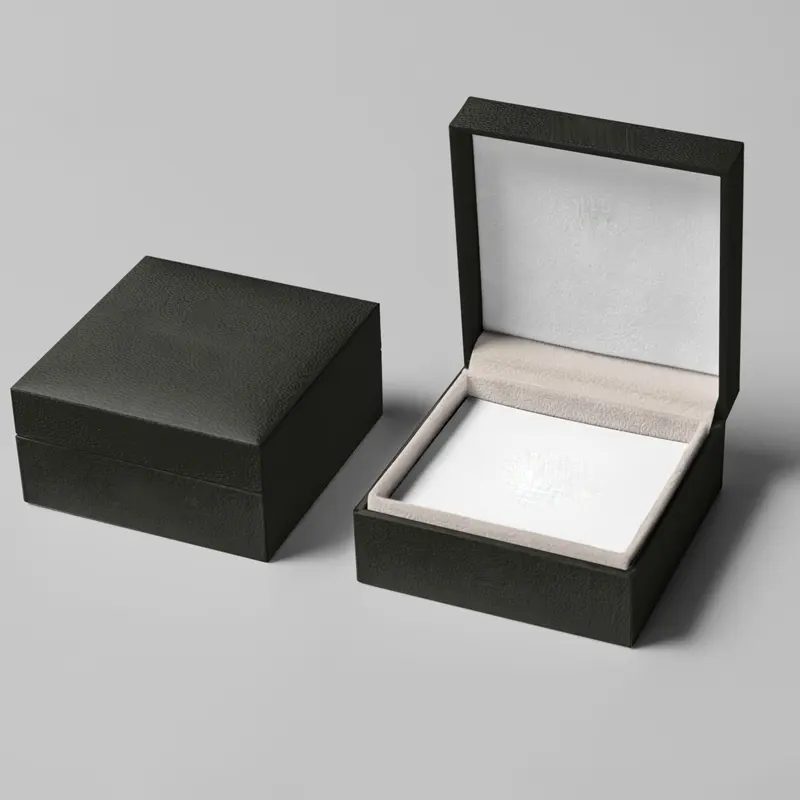 Custom Logo cassetto in cartone portagioie scatola regalo collana orecchino anello portagioie