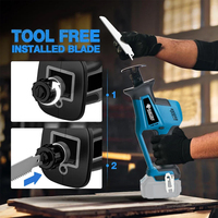 Scie sauteuse électrique sans fil 18V sur batterie, outil électrique portable industriel pour la découpe du bois, Série Goddess