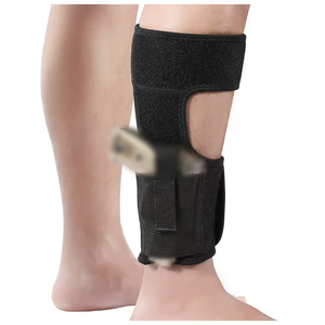 Holster de cheville tactique réglable en néoprène, holster de transport dissimulé noir, accessoires de chasse pour l'extérieur - Product Image 4