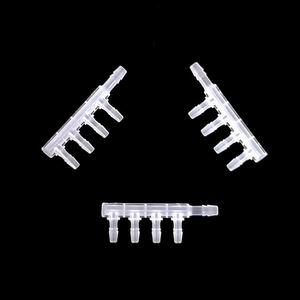 Accesorios de plástico de cuatro vías, manguera de tubo, accesorio de tubería de púas, conector cruzado de rama PP - Product Image 2