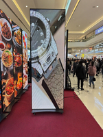 Écran LED intelligent P1.86 GOB pour affichage publicitaire, affichage LED sur pied pour intérieur, HDR10, luminosité 600 cd/m², 1080p, Adobe RGB 98%, vente au détail