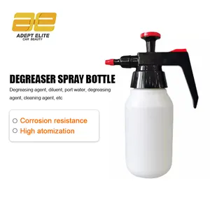 Bomba manual de resistência a ácidos e álcalis, 1L, desengraxante, solvente químico disponível, frasco pulverizador durável