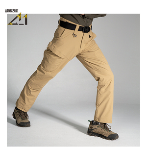 Pantalon tactique extensible 4 directions pour homme, séchage rapide, multi-poches, cargo, pour la randonnée, le travail en extérieur et les occasions décontractées - Product Image 3