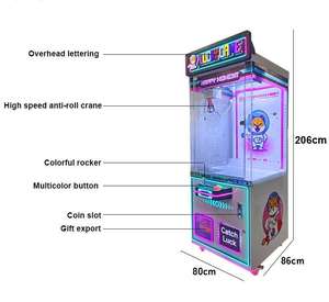 Yeni tasarım özel kapalı eğlence pençe bebek vinç sikke işletilen Arcade bebek makinesi oyunu oyuncak 150W 220/110V abd Plug 85KG - Product Image 6