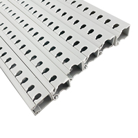 Goulotte de câblage électrique flexible adhésive en PVC 50*50 pour panneaux de calibrage et de moulage, fabrication chinoise