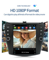 Pantalla Táctil Vertical de 9.7 Pulgadas para Honda Accord 7 2003-2008 2005, Estilo Tesla, Radio de Coche Android, GPS, Carplay, Reproductor de DVD Estéreo