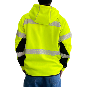 Phản Quang An Toàn Mùa Đông Xây Dựng Áo Nỉ Quần Áo Làm Việc Bảo Hộ Lao Động Hoodies - Product Image 3