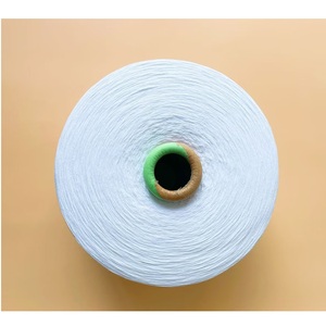 TC Yarn Raw White Color Open High Quality Top 35% Recycled Cotton Ne 3/<b>1</b>-Ne <b>12s</b>/<b>1</b> 2000KGS MOQ Vietnam New End Glove Yarn - Product Image 4