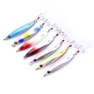 Chì Lông móc Treble đầu đỏ 80mm 40g kích thước khác nhau trọng lượng liên hệ với tôi - Product Image 1