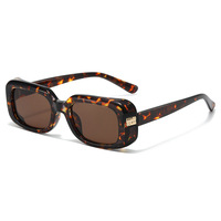 Lunettes de soleil carrées épaisses de style vintage avec protection UV400 - Lunettes tendance unisexes pour les célébrités