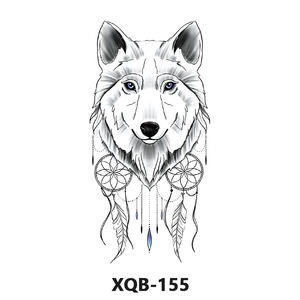 थोक नए उत्पाद वाटरप्रूफ पेट टैटू स्टिकर भेड़िया पुरुषों अस्थायी टैटू - Product Image 4