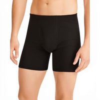 Caleçon de sport pour homme en soie glacée, anti-frottement, antibactérien, tricoté, séchage rapide, respirant, taille européenne, grande taille, pour la course à pied