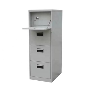 Thép Thẳng Đứng Pháp Lý Tập Tin Nội Thất Văn Phòng Chống Cháy Kim Loại <span class=keywords><strong>4</strong></span> Ngăn Kéo Tủ Tập Tin Với Bên Trong An Toàn <span class=keywords><strong>Locker</strong></span> - Product Image 3