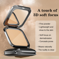 Poudre compacte mate correctrice, contrôle du sébum, longue tenue, effet soft focus, anti-pores, waterproof, ultra fine, 3 teintes, OEM ODM Marque Privée