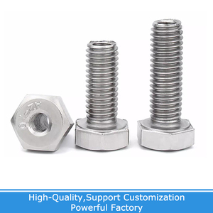 <span class=keywords><strong>Boulon</strong></span> creux à tête <span class=keywords><strong>hexagonale</strong></span> <span class=keywords><strong>hexagonale</strong></span> en acier inoxydable 304 DIN933 avec filetage externe et interne M6-M20 de vis - Product Image 4