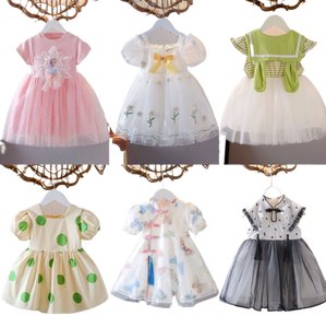 Vestidos de Verano sin Mangas para Niñas, Moda Infantil 2026, Tallas Variadas, Vestidos de Princesa sin Tirantes, Inventario Disponible - Product Image 3