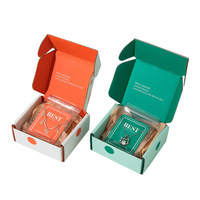 Boîte de papier d'artisanat solide de luxe avec logo personnalisé Boîtes à vêtements pour sous-vêtements