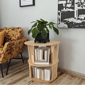 Enfants coin étagère <span class=keywords><strong>livre</strong></span> organisateur de stockage 360 bibliothèque <span class=keywords><strong>tour</strong></span> bambou <span class=keywords><strong>livre</strong></span> étagère bois rotatif étagère - Product Image 1