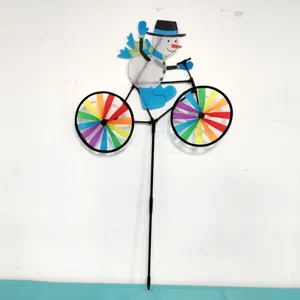 Factory outlet Kids Promotion Gifts for outdoor decorative garde christmas style wind spinning windmill