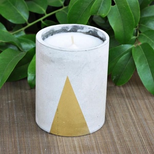 Round Concrete Jar Candles - Product Image 1