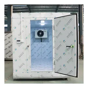 Chambre froide mobile personnalisée à haut rendement avec panneau d'énergie solaire compresseur mono-bloc unité de condensation conteneur stockage à froid