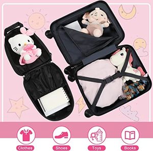 Vali Hành Lý Trẻ Em Xe Đẩy Trẻ Em 4 Bánh Hành Lý Xe Đẩy Hành Lý Trẻ Em Du Lịch Ngoài Trời - Product Image 4