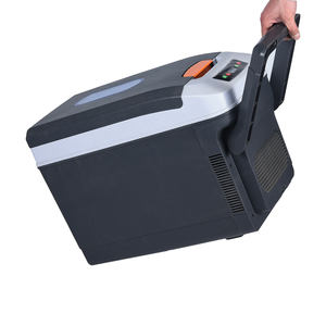 <span class=keywords><strong>Mini</strong></span> <span class=keywords><strong>Nevera</strong></span> de 35 <span class=keywords><strong>Litros</strong></span> con Ruedas y Carro, Enfriador y Calentador Eléctrico de CA 230V y CC 12V, <span class=keywords><strong>Nevera</strong></span> Portátil para Automóvil - Product Image 3