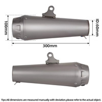 Système d'échappement universel modifié en acier inoxydable pour moto, section arrière, pour ARROW italienne, offrant un son de performance