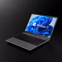 OEM/ODM langsung dari pabrik Notebook 14.1 inci komputer Intel I5-1235U 64G NVME SSD DDR5 RAM satu Slot redup Win 10 US Plug tubuh logam
