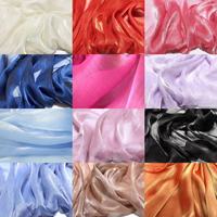 Vente en gros de tissu organza léger en polyester à paillettes pour robe de cérémonie ou robe de mariée